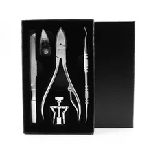 5 шт./Партия набор для маникюра ножницы для кутикулы толкатель Для Удаления Резак Маникюрные щипчики Наборы инструментов для ногтей