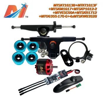 

Maytech off road skateboard wheels and 6355 170kv brushless motor with SuperESc Based on vesc and remote and electric truck