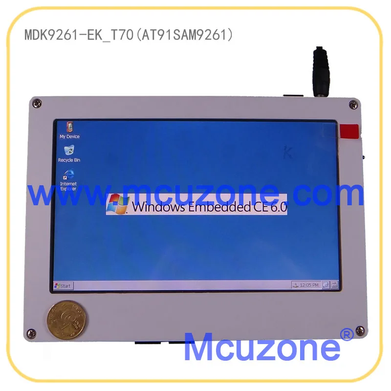 

ATMEL AT91SAM9261 Development Board, MDK9261, USB, 7'TFT LCD, Ethernet 800*480 QT4.8. SAM9261