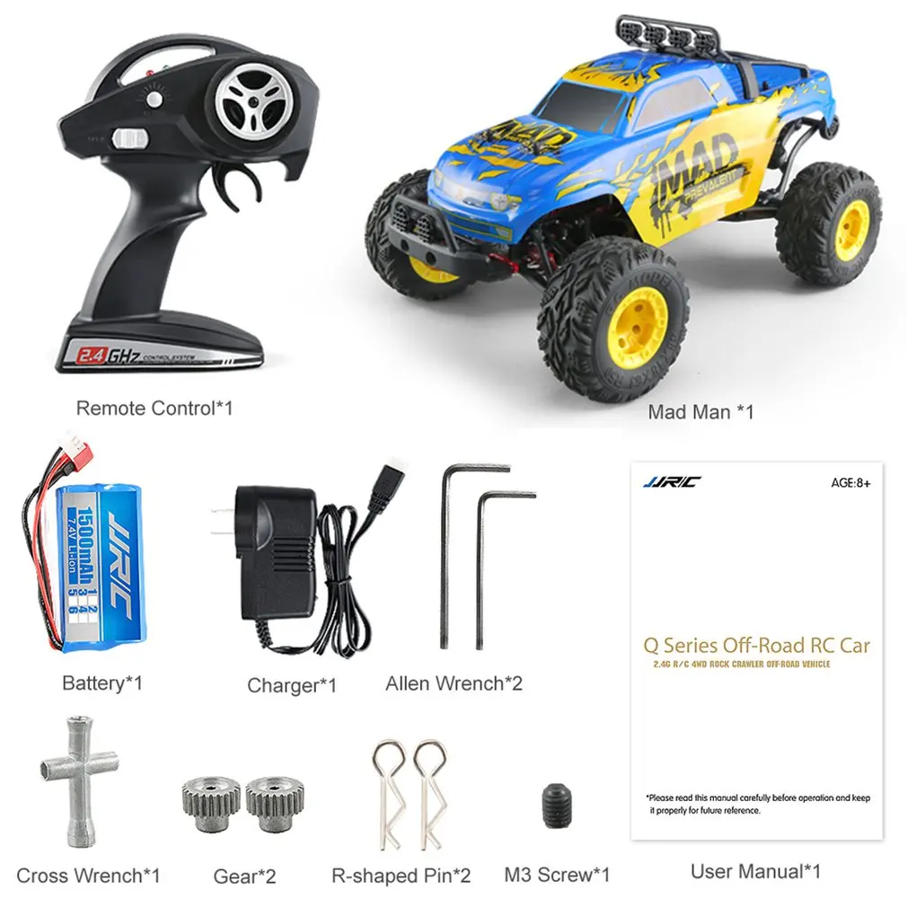 

JJR/C Q40 1/12 4WD Short-course 40km/h High Speed RC Car Off-road Vehicle Buggy RTR Remote Control Car Toys for Kids Gifts