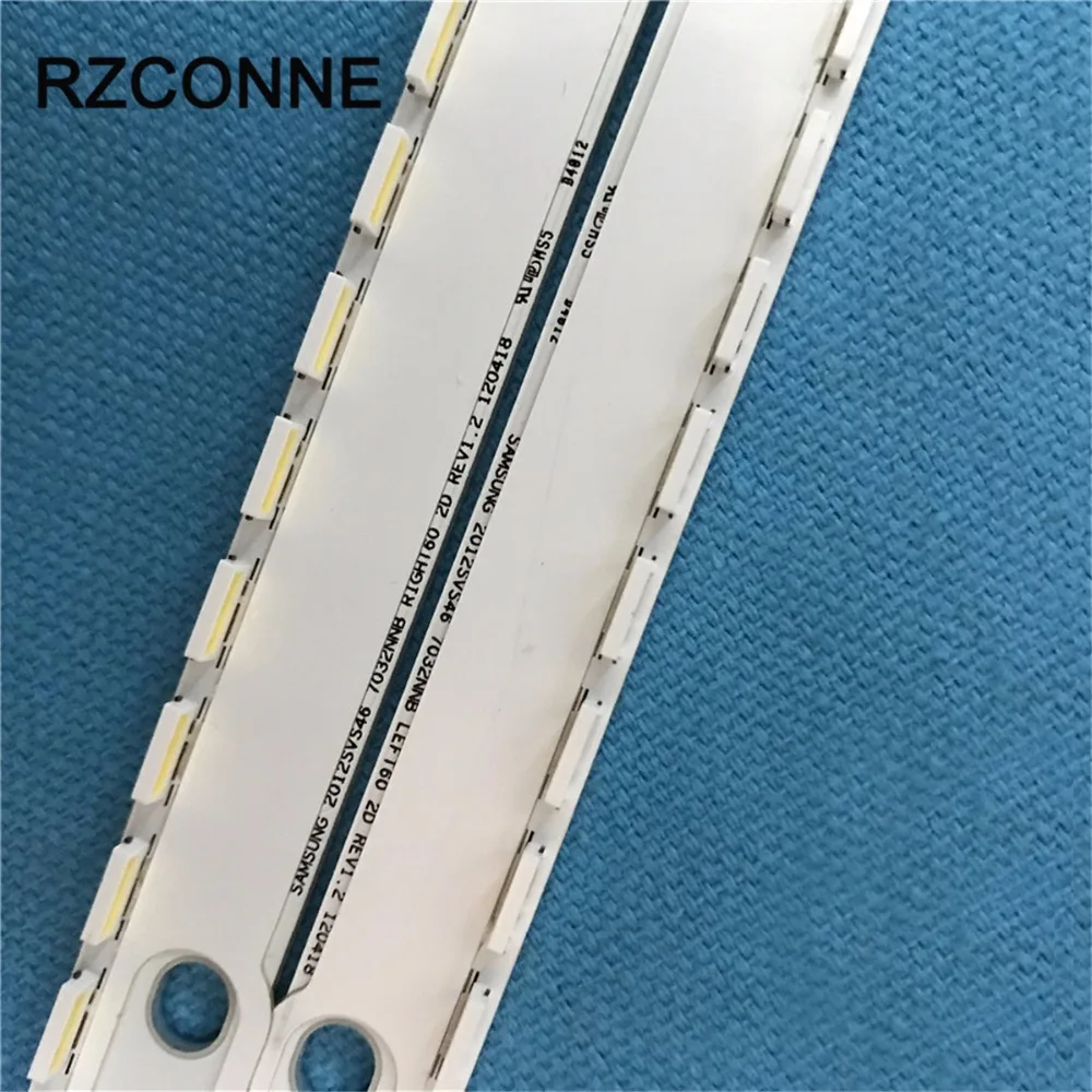 572mm 60 Leds New Samsung SLED 2012SVS46 7032NNB LEFT60 RIGHT60 2D LED Strip
