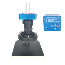 Полный комплект HD 1080 P 60FPS 2 K 2100 W 21MP HDMI промышленный электронный USB цифровой видео микроскоп камера+ 8X-130X c-крепление объектива
