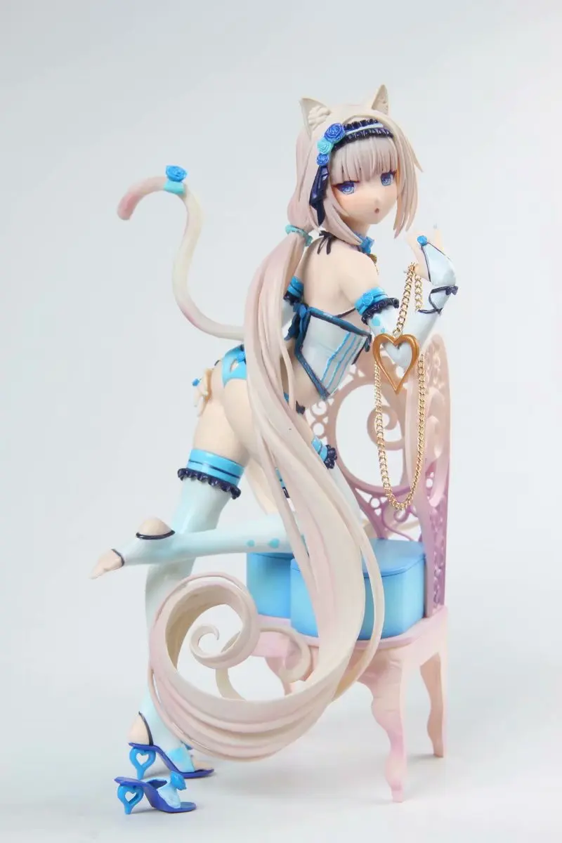 Nekopara фигурка ваниль с стулом Ver японские коллекционные игрушки 23 см