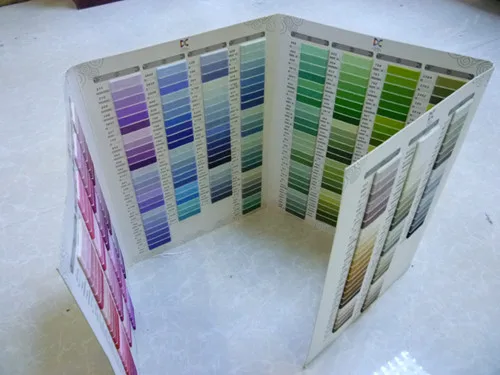 

Practical Cross Stitch Thread Floss / Embroidery Floss Thread 447 Color Map Book