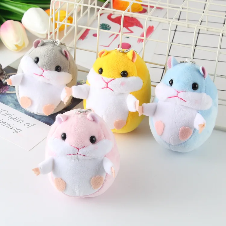 10 см Kawaii милая мягкая плюшевая игрушка для маленького хомяка с