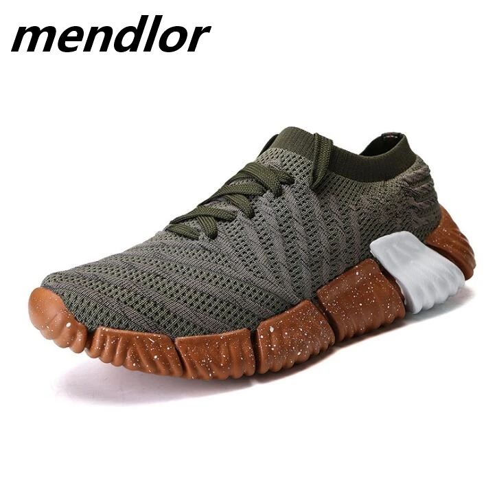 

Style Adult Summer Casual Shoes For Men Fly Weave Sock Comfortable Footware Unisex Mesh Male Shoes Outdoor