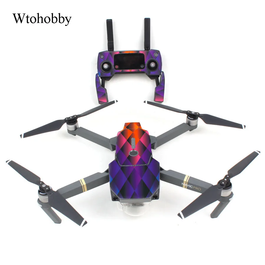

3M Sticker Skin Cover Waterproof Protective Spare Parts for DJI Mavic Pro Drone Body Remote Control & Battery