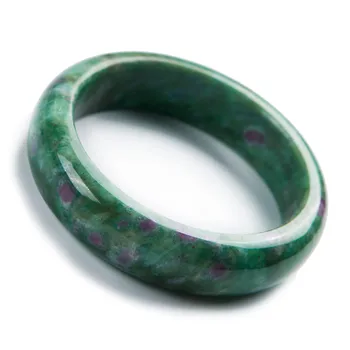 

Genuine Natural Zoisite Gems Stone Crystal Fashion Natural Stone Bangles Women Lady Inner Diameter 52mm