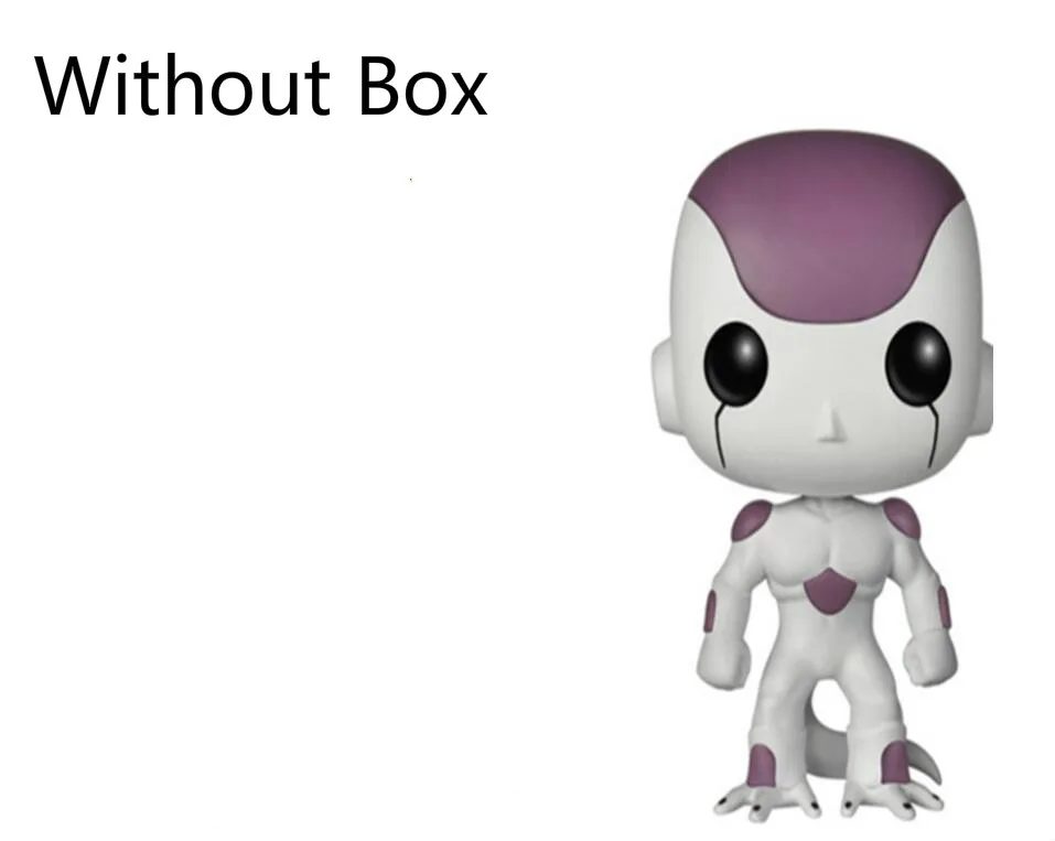 Funko Pop Amine Dragon Ball Super Son Goku Frieza Виниловая фигурка Супер Saiyan Коллекционная модель игрушки для детей Подарки - Цвет: No Box