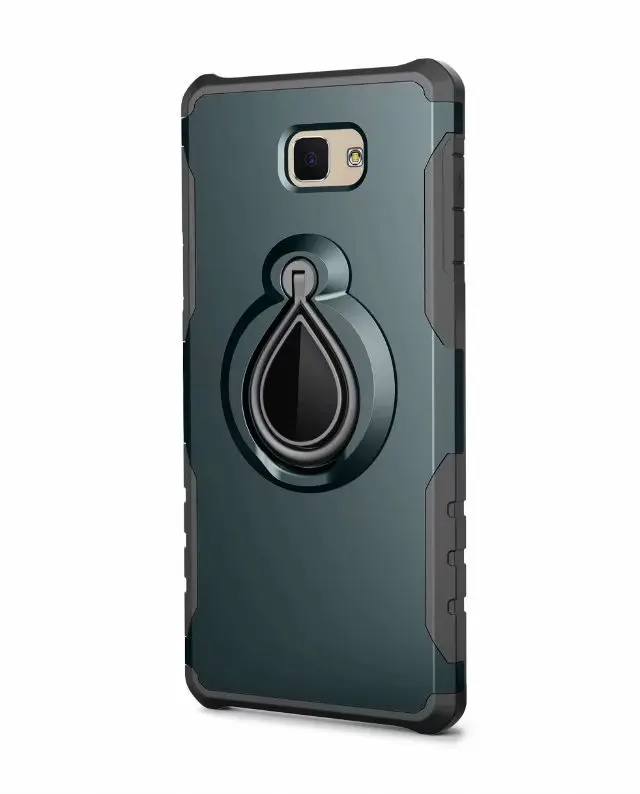 

mobile cell phone holder magnetic hybrid bracket metal ring dual layer Raindrop case FOR SAMSUNG Galaxy j5 pime
