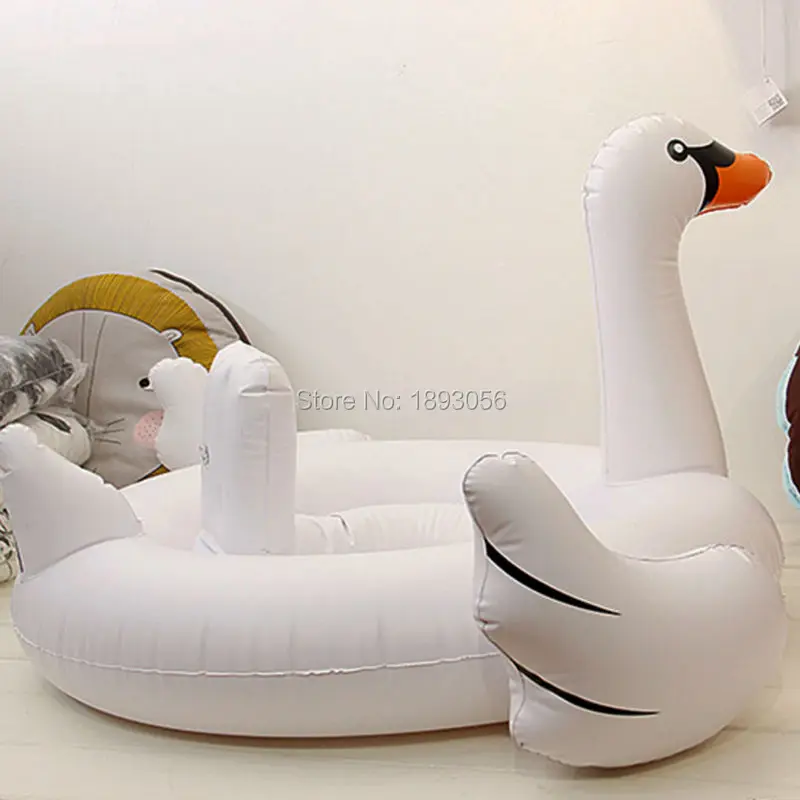 white swan  baby  seat ring