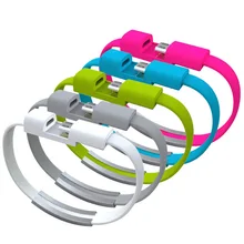 100 шт./лот браслет мобильного телефона Кабели микро-usb Дата-кабель для зарядки для samsung Galaxy S7 S6 A5 A7 обратите внимание на возраст 2, 4, M9 для android