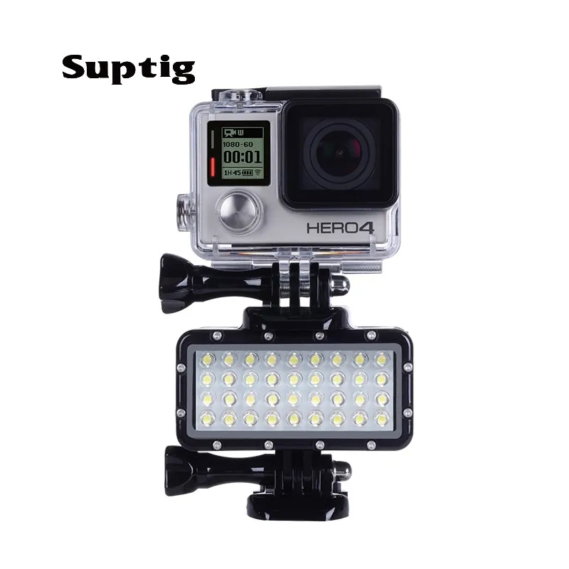 

For GoPro Hero 6 5 45m Underwater Waterproof Flash Shooting 500Lumen Brighter Light Spot Lamp for Xiaomi Yi/Mijia SJCAM Camera