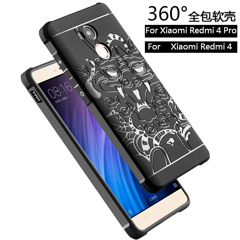 

For Xiaomi Redmi 4 Pro Case /For Xiaomi Redmi4 Cover Back Covers Cases Phone Anti-knock Armor Silicon Thin Protection Funda Capa