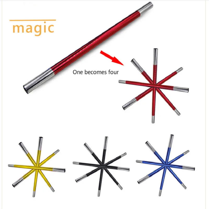

Multiplying Wand(Multi Color,50cm) Professional Magicians Magic Split Wand Magic Tricks Stage Gimmick Props Accessories