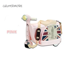 Супер милый детский мотоциклетный многофункциональный высококачественный чемодан на колесиках, чемодан для путешествий