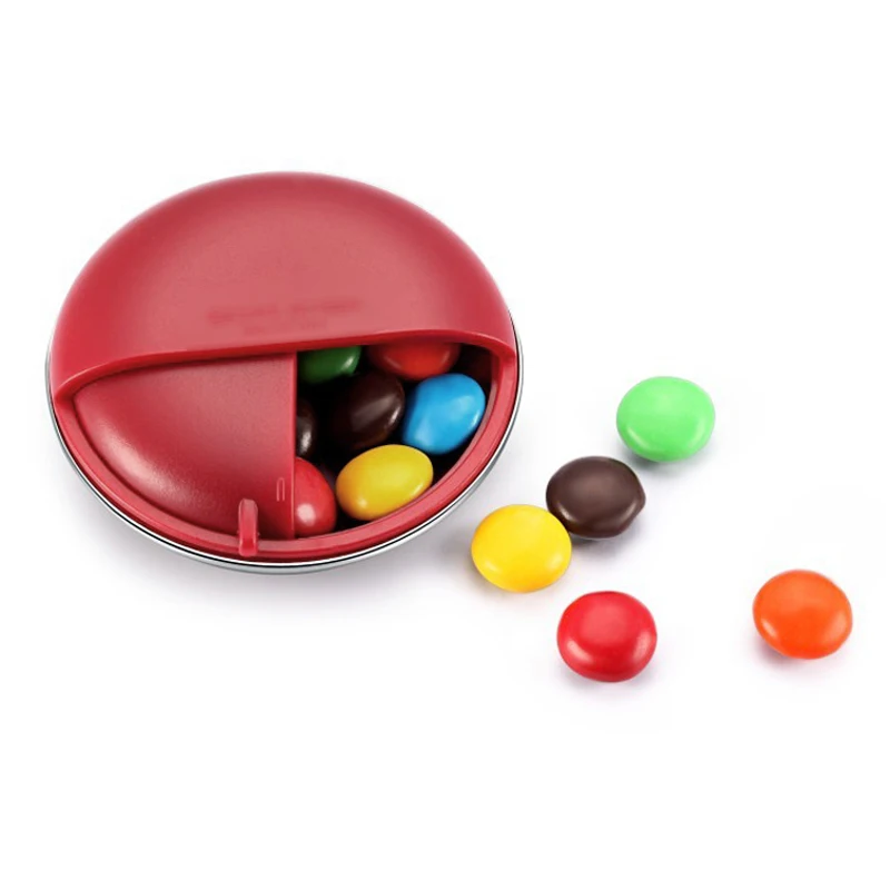 JINSERTA Portable Medicine Box Pill Container Chewing Gum Case Creative Small Mini Storage Organizer Gifts