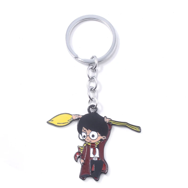 

HP Deathly Hallows KEYCHAIN Figure Frog Platform Order of the Phoenix Metal Pendants Key Chain Car Women Men Keyring Gift
