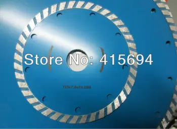

125x7x22.23-15.88mm cold press turbo diamond saw blade for bricks, granite,marble and concrete