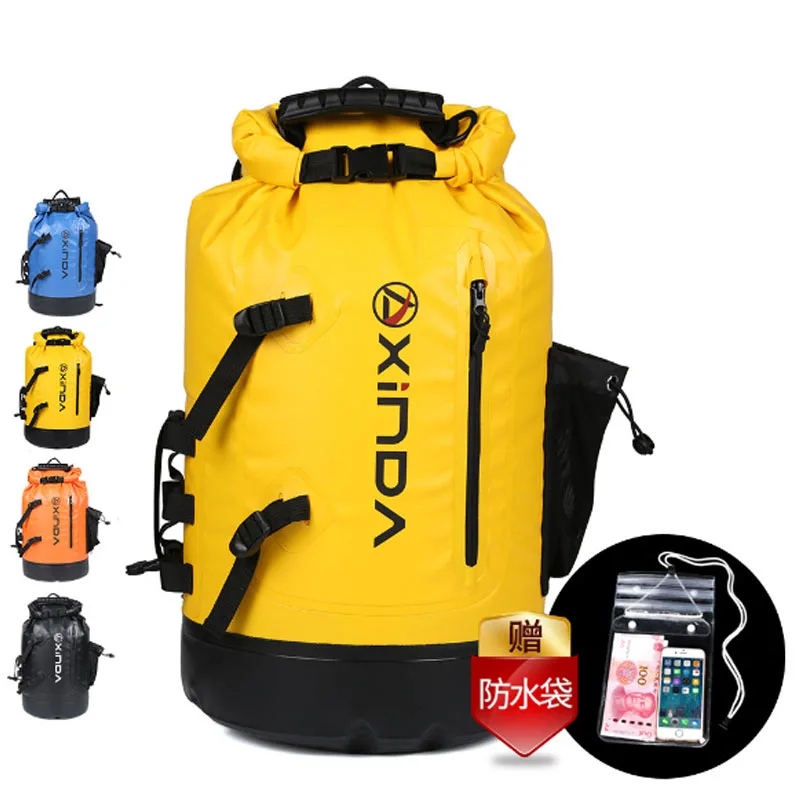 

Outdoor upstream bag waterproof bag drifting bag storage bag travel waterproof hiking backpack Multicolor optional 30L