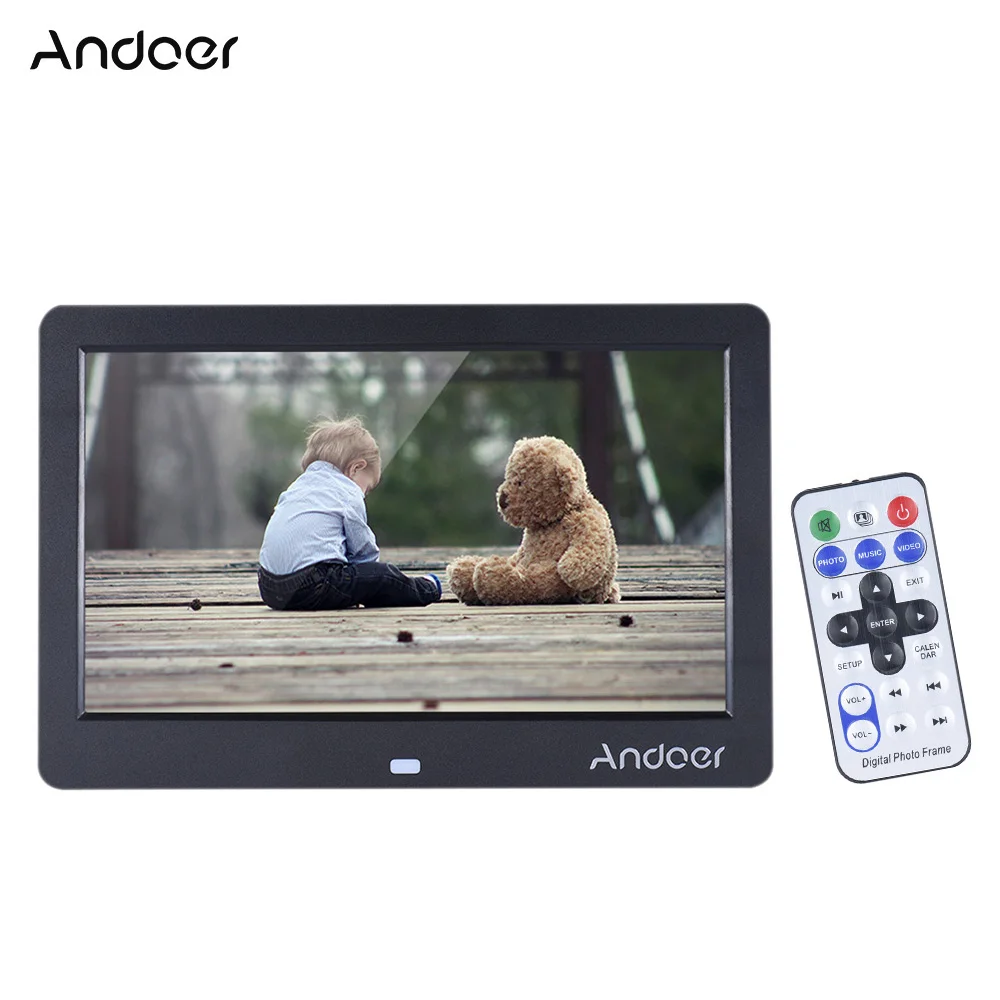 Andoer 10" HD LED Digital Photo Frame 1280*600 Electronic