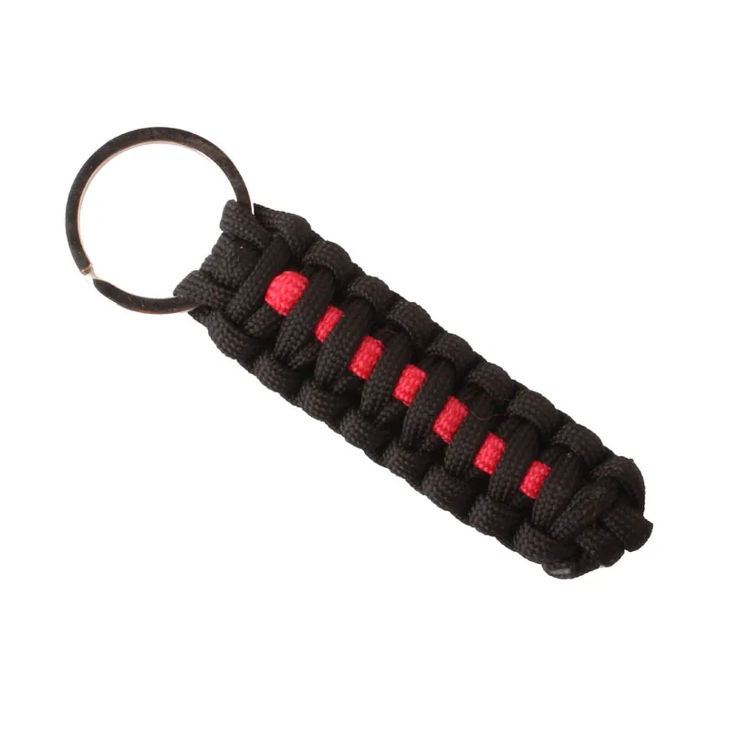 Брелок CAMPINGSKY 550 ParaCord брелок ручной работы для фонарик черный скалолазание