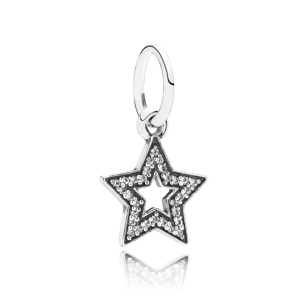100% Authentic 925 Sterling Silver Star 