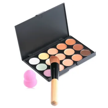 

Mini Concealer Palette Makeup 15 Colors Cream Base Palettes Matte Contouring Foundation Face Facial Cosmetic Contour Cosmetic