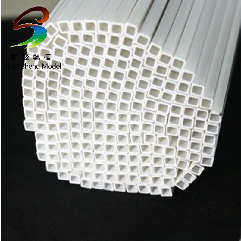 

10pcs 8.0mm*8.0mm square tube ABS Plastic pipe JFG-8.0* 50cm length