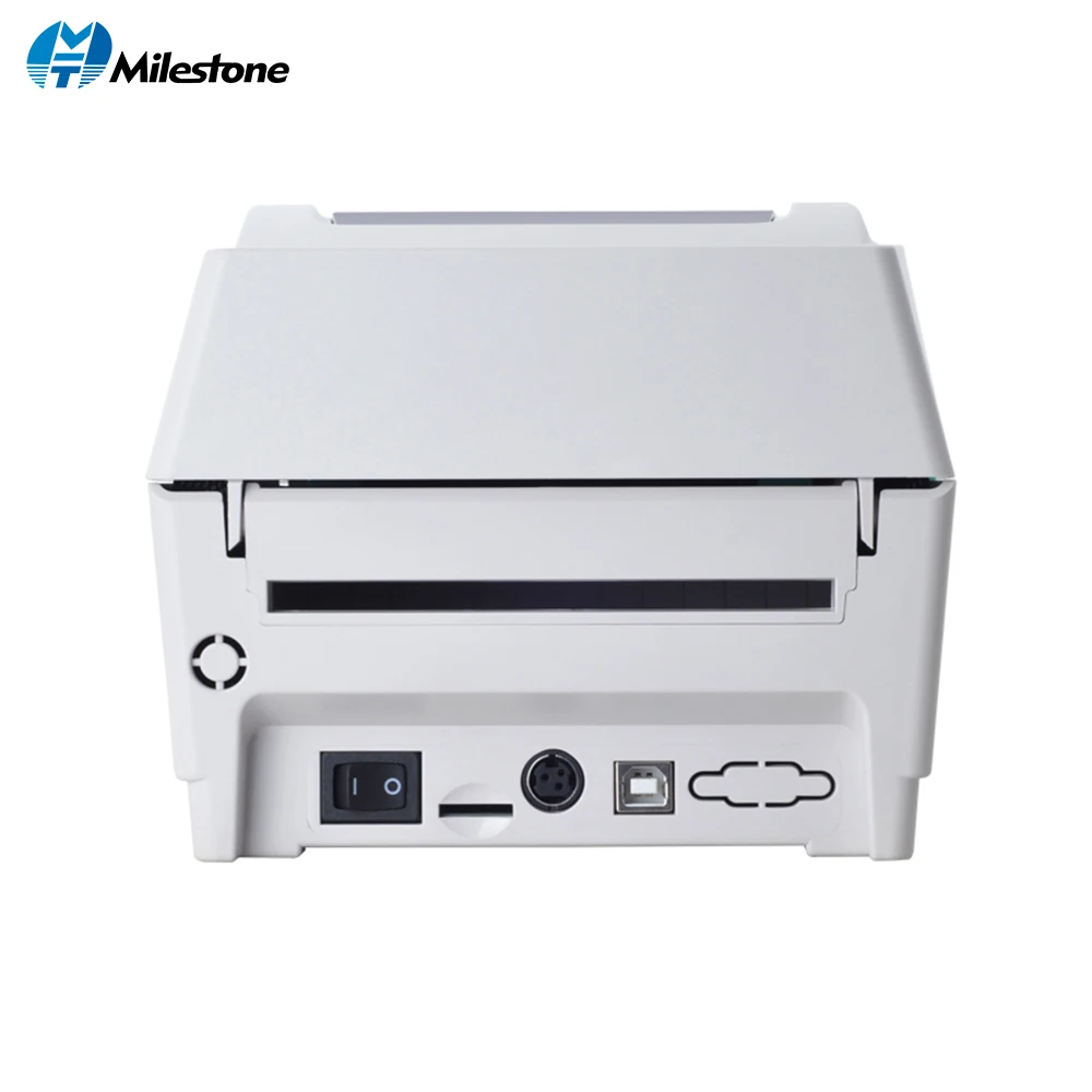 Milestone Shipping Label Printer Thermal Label Barcode Printer NO Need Carbon Belt Ribbon Printer Labeling Machine