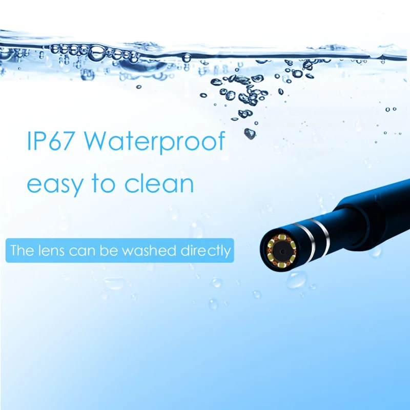 3 in 1 Mini Ear Cleaning Wireless High Definition Endoscope Camera Ear Pick WiFi Borescope For Smart iPhone/Android/ Windows
