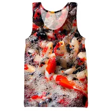 Рыболовный крутой Топ унисекс с 3D принтом для мужчин, Модный летний топ на бретелях для работы, Мужские Женские топы, топ на бретелях