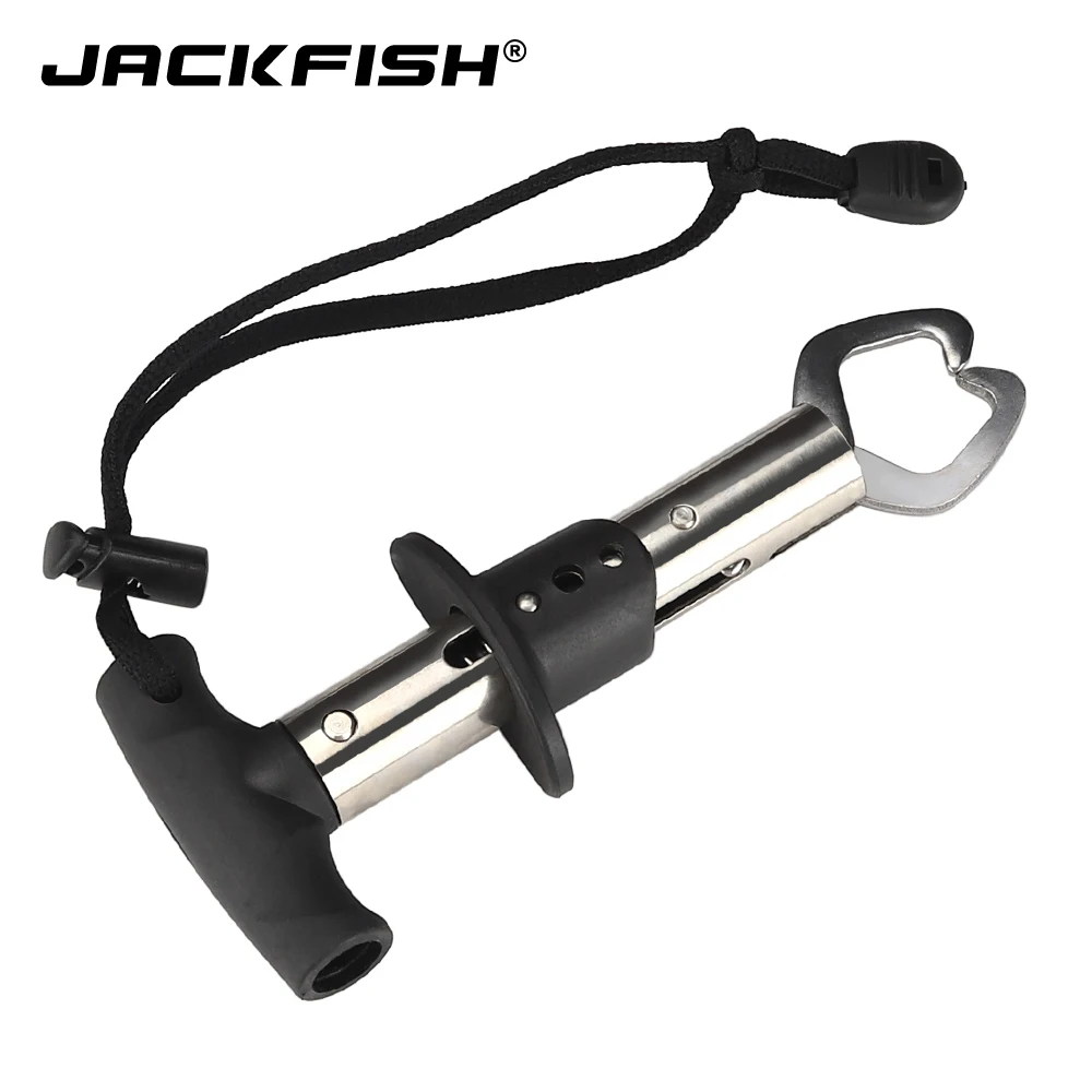 JACKFISH الصيد الشفاه قبضة 10 كيلوجرام ماكس الفولاذ المقاوم للصدأ الأسماك قبضة الأسماك تحكم شفة الصيد أداة Alicate دي Pesca FishingTackle