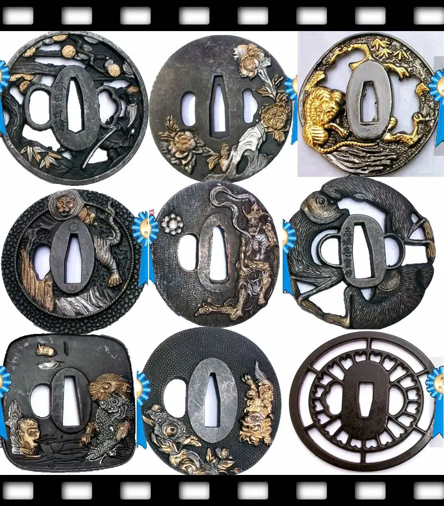Хороший Сплав Tsuba Handguard для японских самураев катана Wakizashi Танто аксессуары мечей