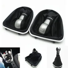Для Seat Altea Леон II Толедо III 2004-2012 ручная ручка переключения рулевого механизма автомобиля рычага ручка кожа гетры загрузки крышка чехол воро...