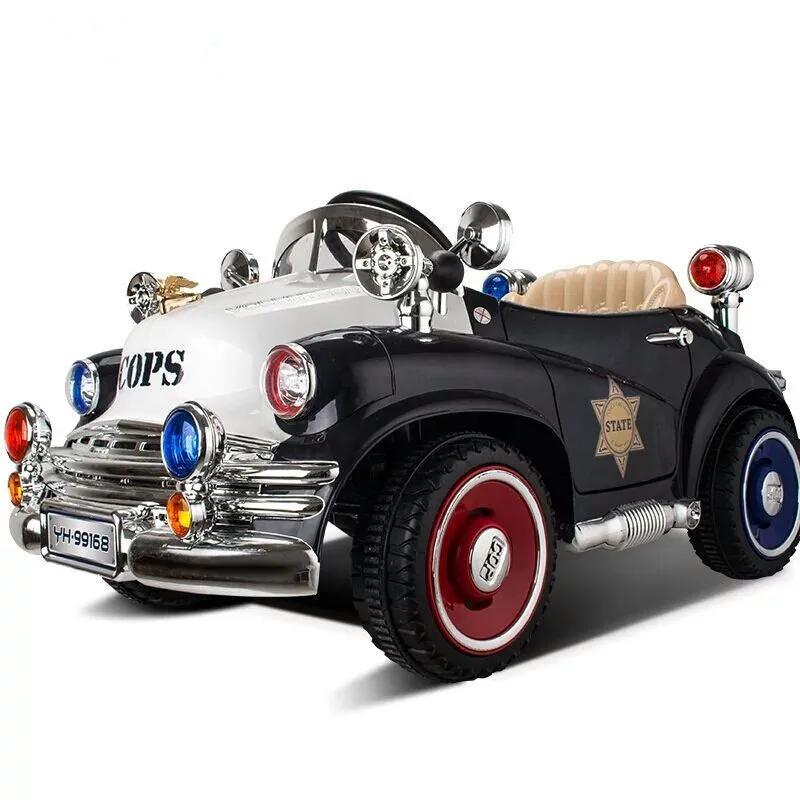 

Children's Electric Car Four-wheeled Car Dual-drive Remote Control / Self-driving Toy Car Can Sit Baby Kids Blue Tooth Music Car