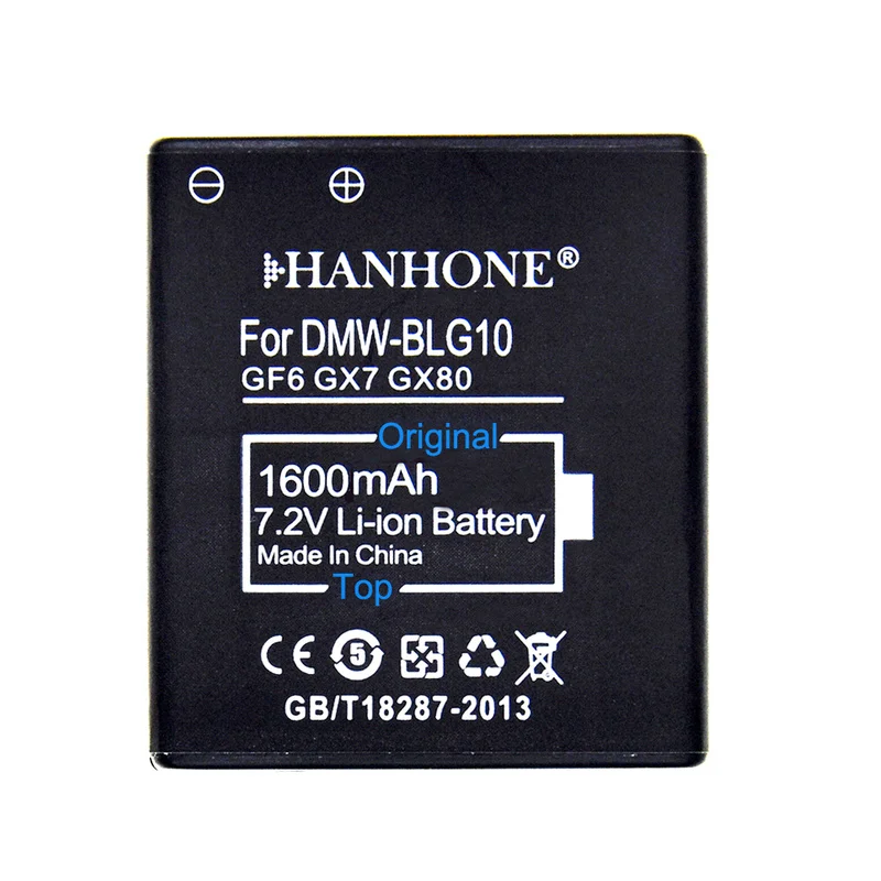 2 шт. аккумулятор BLG10E BLG10PP BLE9E 1600 мАч для Panasonic Lumix DMC GF6 GX7 GF3 GF5 ZS100 ZS60 LX100 GX85 ZS70