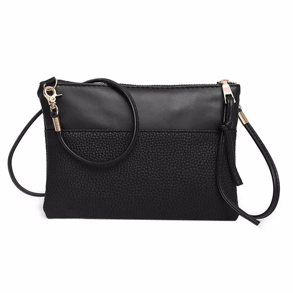 أزياء المرأة حقيبة ساعي السيدات بو الجلود غلاف قابض حقيبة يد صغيرة عارضة Crossbody أكياس Bolsas الأنثوية موهير