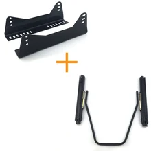 Universal Auto Replace parts Iron stainless lightweight strength seat Dual Rails slider with seat side mounting