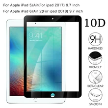 10D защитный Стекло для Apple ipad 5 6 закаленное Стекло ipad Air 2 Экран протектор для ipad 9,7 защиты Стекло пленка