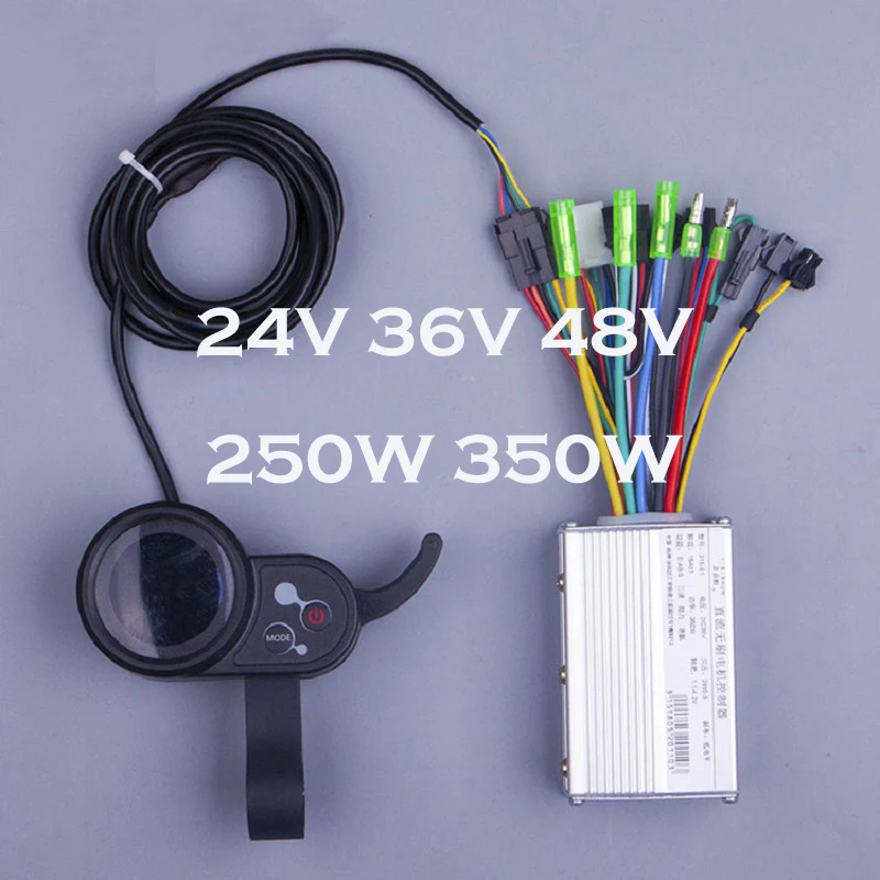 Электрический велосипед 48 В бесщеточный контроллер Usb разъем Ebike ЖК-дисплей 250 Вт