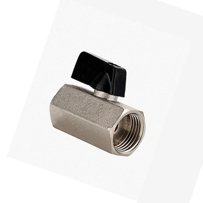 3/8 &quotBSP Female x 3/8" BSP Thread двухсторонний латунный Мини шаровой клапан воздушный