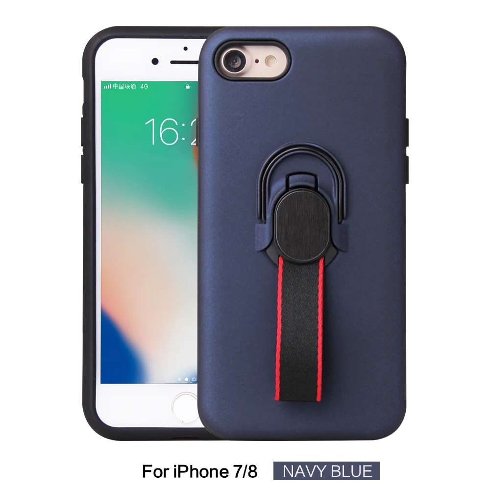 

Case For iPhone X Xr Xs Max 6S 7 8 Plus Cover Finger Ring Shockproof Stand Car Magnet Cover For Samsung S8 S9 Plus Note 9 8 Case