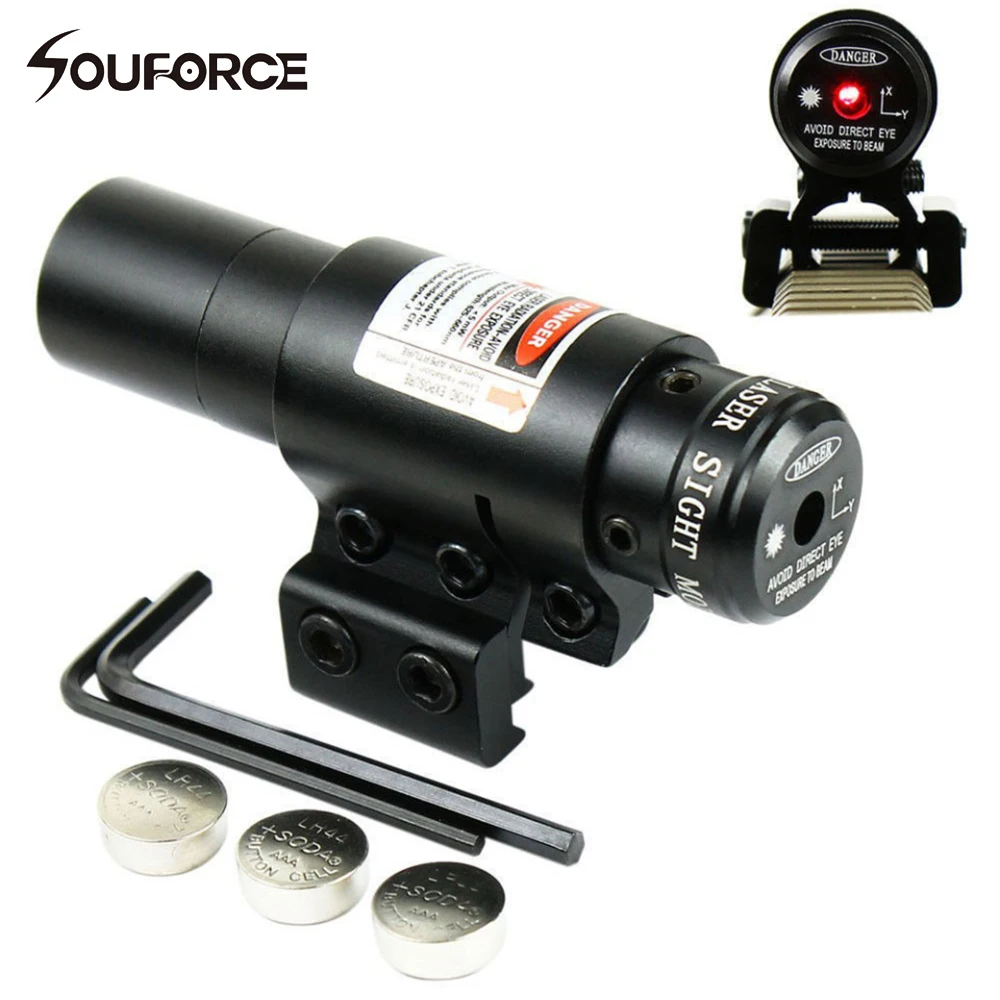 Airsoft and Crossbow Red Dot Laser Sight with Mount for 20mm Picatinny
