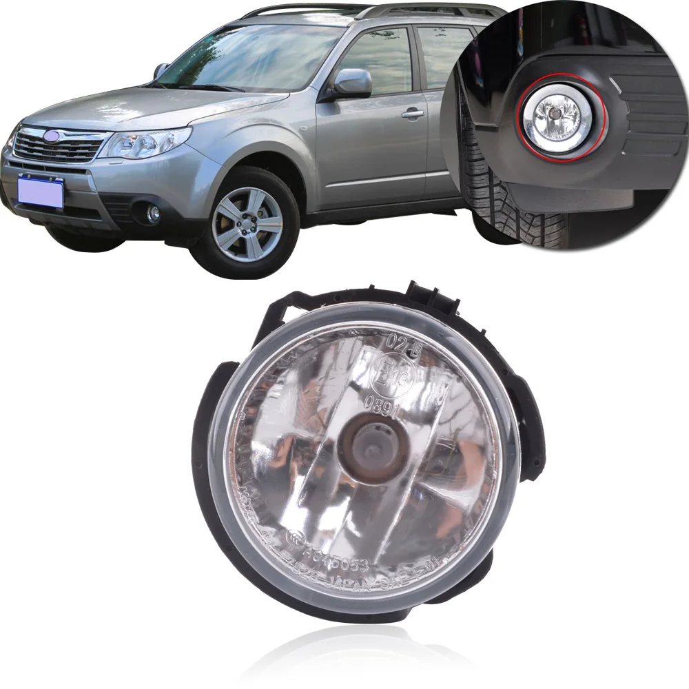 

CAPQX Front bumper fog light For Subaru Forester 2009 2010 2011 2012 foglight Replacement running Lamp front Driving Fog Lamp