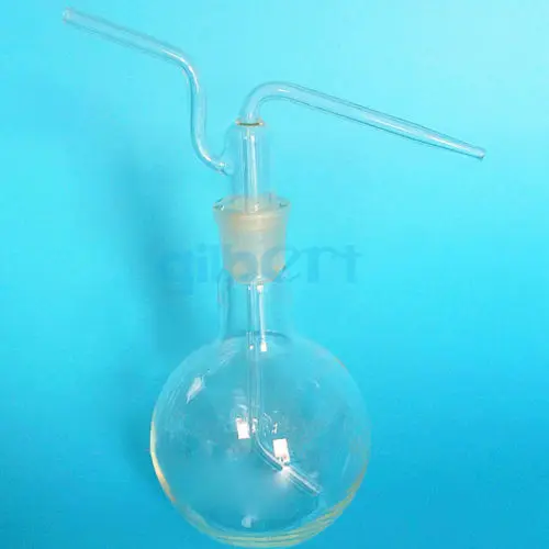 500 мл 24/29 суставное лабораторное боросиликатное стекло бутылка для мытья газа с плоским дном