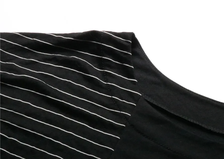 Gladiolus Hot Summer T Shirt Women Batwing Sleeve O Neck Striped Patchwork Irregular Loose T-Shirt Women 2019 Casual Ladies Tops (16)