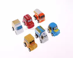 Новый 6 шт. классические детские для мальчиков и девочек грузовик мини небольшой отступить автомобиль игрушка # H055