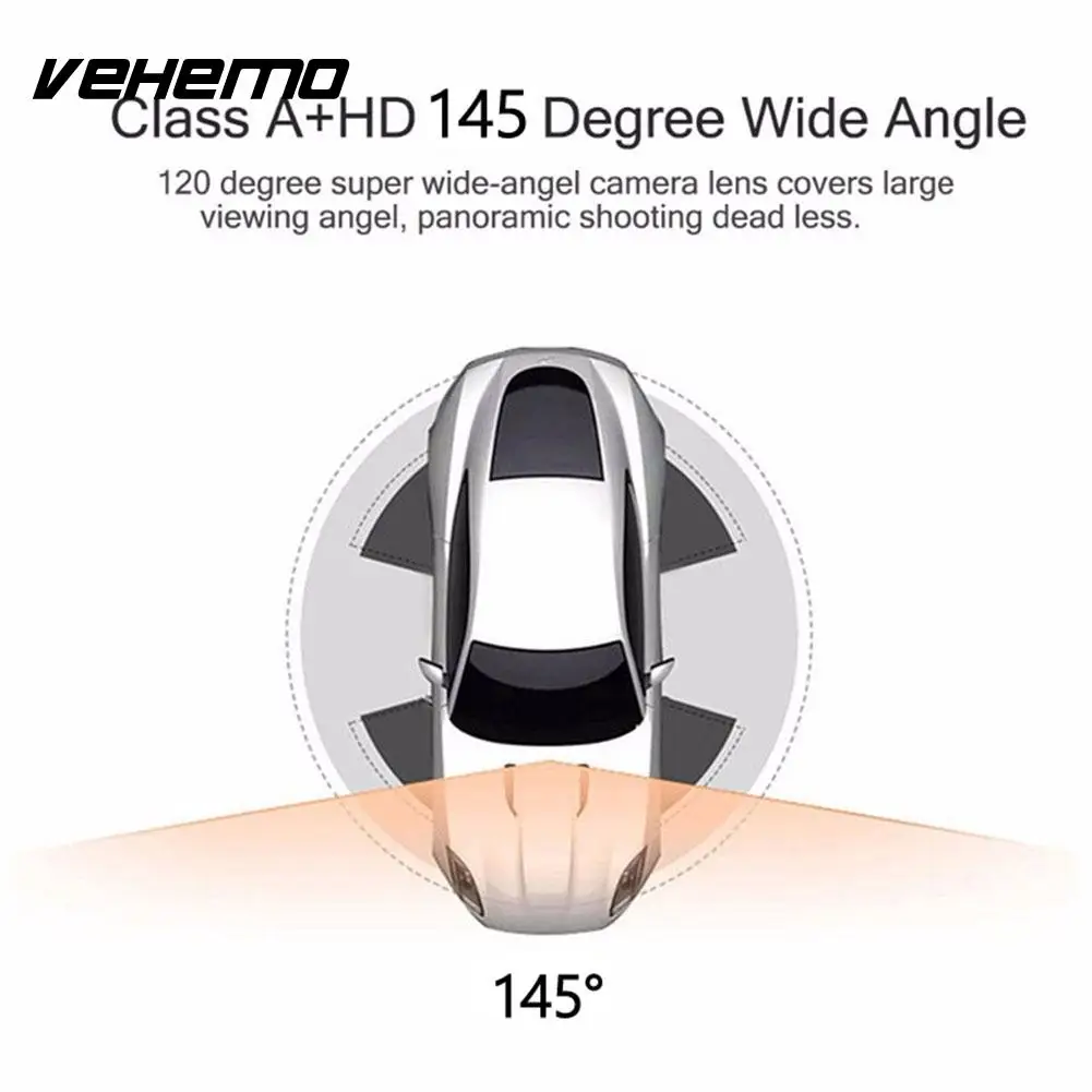 

3" HD Car Vehicle DVR CCTV Dash Camera G-sensor Video Cam Recorder Motion.