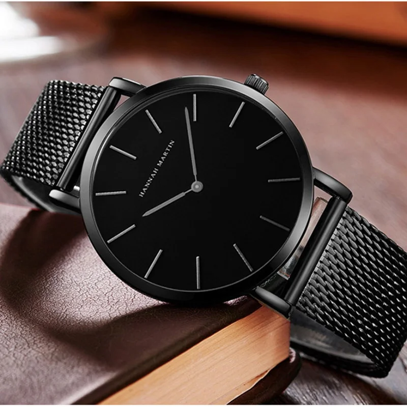 

Simple Ultra Thin Watches Mens 2019 Luxury Top Brand Quartz Business Wrist Watch Mens Watches Steel Mesh Waterproof Sports Clock
